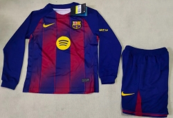 2526 bar home long sleeves kids soccer jersey